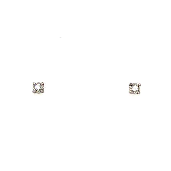 0.05ctw Diamond Illusion 10kt White Gold Stud Earrings Taylors Jewellers Alliston, ON