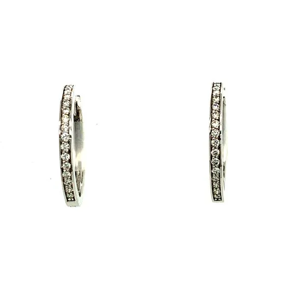 10Kt White Gold Diamond Hoops 0.33Tdw Taylors Jewellers Alliston, ON