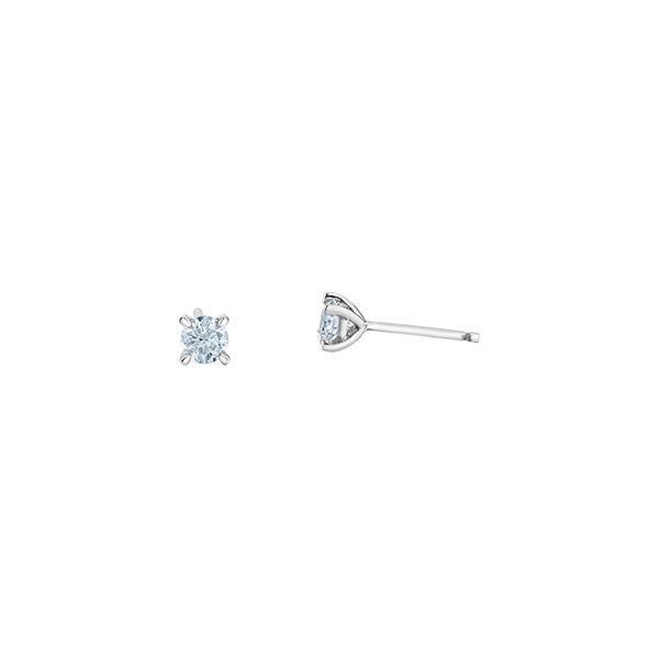 14KT White Gold With 0.50C.T.W Lab Grown Diamond Earrings Taylors Jewellers Alliston, ON