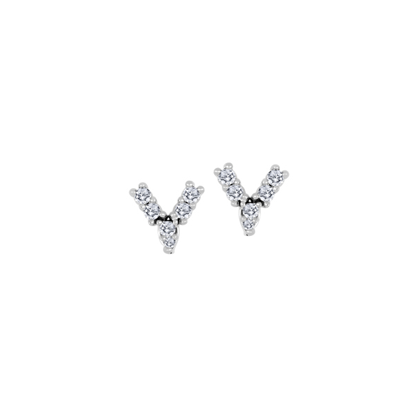 10K White Gold Diamond Stud Earrings Taylors Jewellers Alliston, ON
