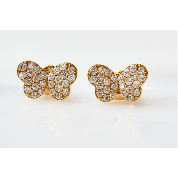 Diamond Set Butterfly Studs Taylors Jewellers Alliston, ON