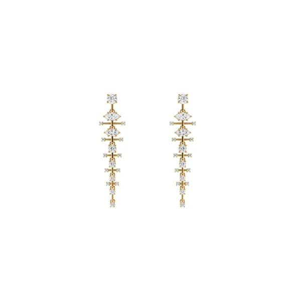 Lab Grown Diamond Drop Earrings
