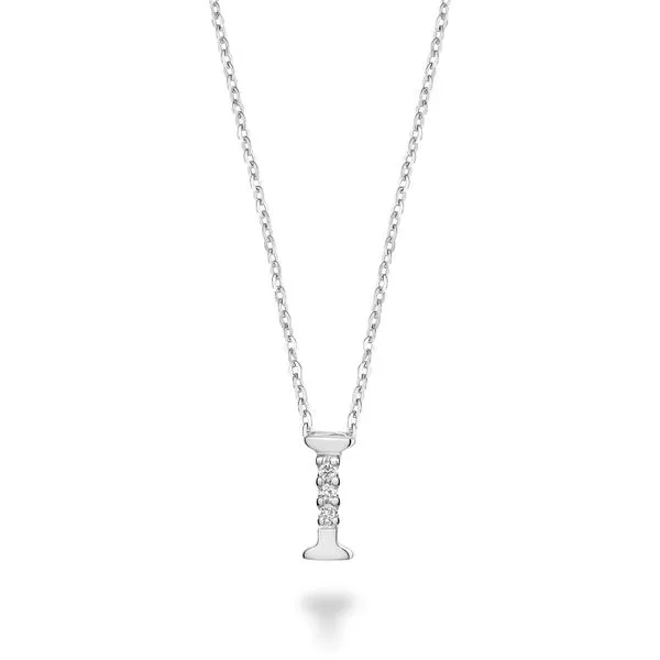 DIAMOND INITIAL PENDANT   LETTER 