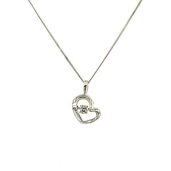 Bring Love to Life Asymmetric Heart Pulse Necklace Taylors Jewellers Alliston, ON
