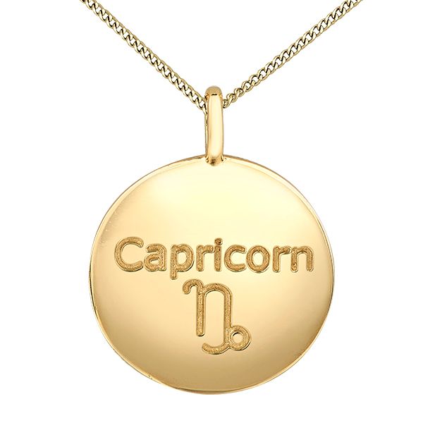 ZODIAC SIGN CAPRICORN  3 DIA= 0.009CT 10KT YELLOW GOLD Image 2 Taylors Jewellers Alliston, ON