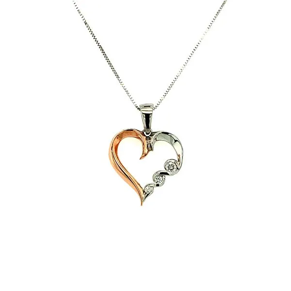 Maple Leaf Diamonds Heart 10K Rose and White 0.09TDW Taylors Jewellers Alliston, ON