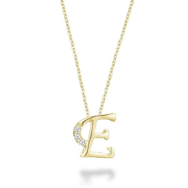 DIAMOND INITIAL PENDANT LETTER 