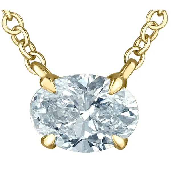 0.51CT Lab Grown Diamond Pendant in 14K Yellow Gold Taylors Jewellers Alliston, ON
