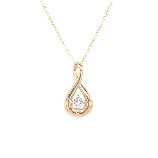 ICICLES IC1004 0.05CT DIAMOND & 10KT YELLOW GOLD NECKLACE Taylors Jewellers Alliston, ON