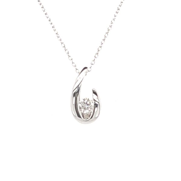 ICICLES IC1005 0.07CT DIAMOND & 10KT WHITE GOLD NECKLACE Taylors Jewellers Alliston, ON