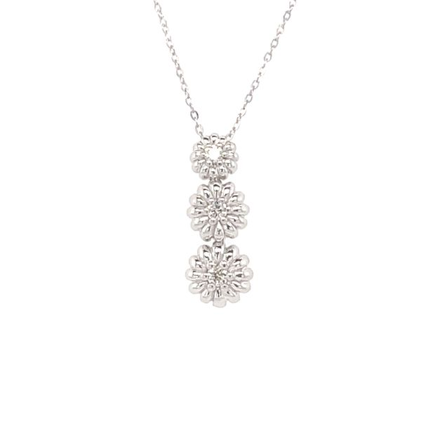 ICICLES IC1001 0.05CT T.W DIAMOND & 10KT WHITE GOLD NECKLACE Taylors Jewellers Alliston, ON
