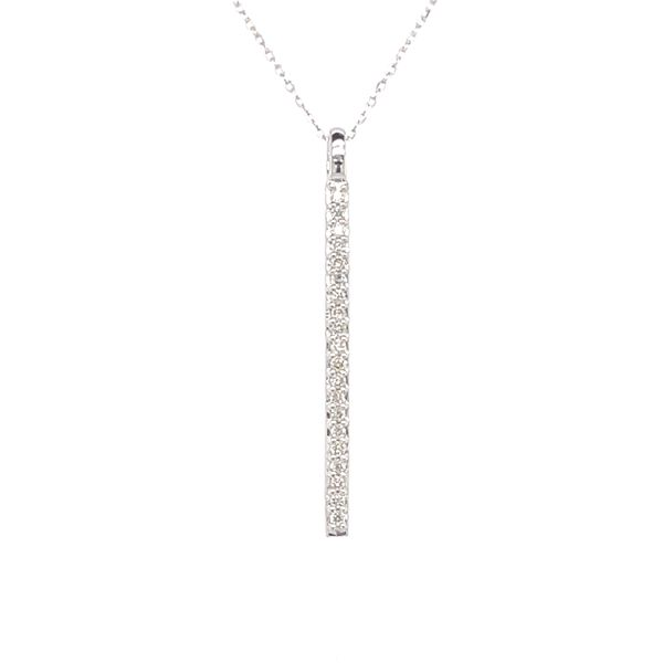 ICICLES IC1016 0.10CT T.W DIAMOND & 10KT WHITE GOLD NECKLACE Taylors Jewellers Alliston, ON