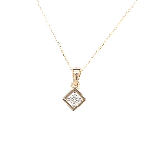 ICICLES IC1006 0.06CT T.W DIAMOND & 10KT YELLOW GOLD NECKLACE Taylors Jewellers Alliston, ON