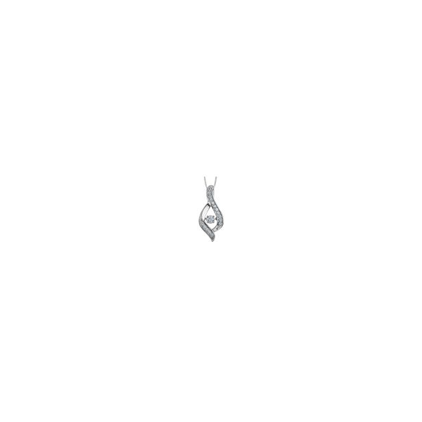 10KT WHITE GOLD PULSE NECKLACE  0.25CT TW Taylors Jewellers Alliston, ON