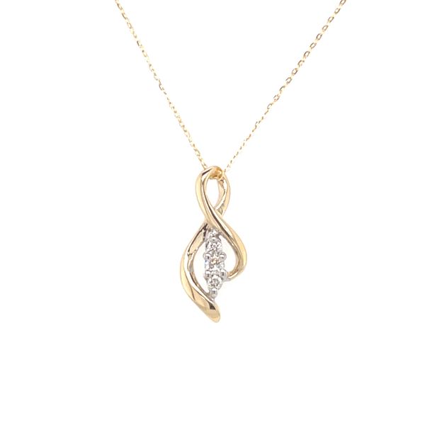 ICICLES IC1011 0.08CT T.W DIAMOND & 10KT YELLOW GOLD NECKLACE Taylors Jewellers Alliston, ON
