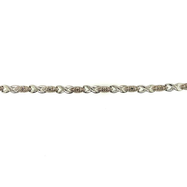 0.10CT T.W Diamond Bracelet in 10KT White Gold Image 2 Taylors Jewellers Alliston, ON