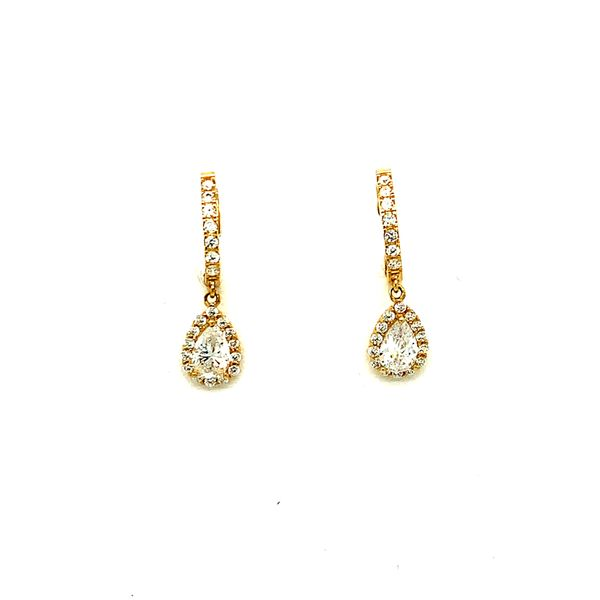 LUX YELLOW 10 K CUBIC ZIRCONIA DANGLE EARRINGS Taylors Jewellers Alliston, ON