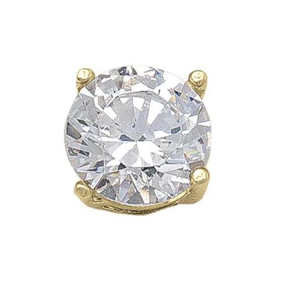 10k Yellow Gold 6mm CZ Stud Earrings - Timeless Elegance Taylors Jewellers Alliston, ON