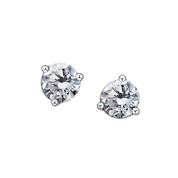 10kt White Gold 1.00cttw White Topaz Studs Taylors Jewellers Alliston, ON