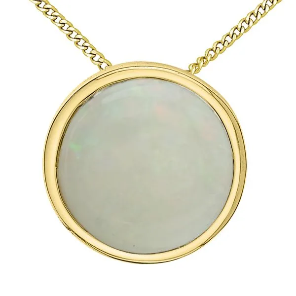 10kt Yellow Gold 1.00ct Opal Necklace Taylors Jewellers Alliston, ON