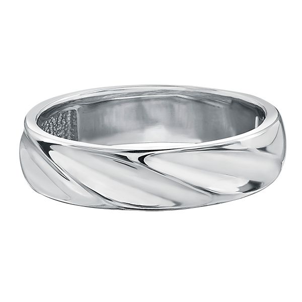 10KT WHITE GOLD TWISTED BAND Taylors Jewellers Alliston, ON