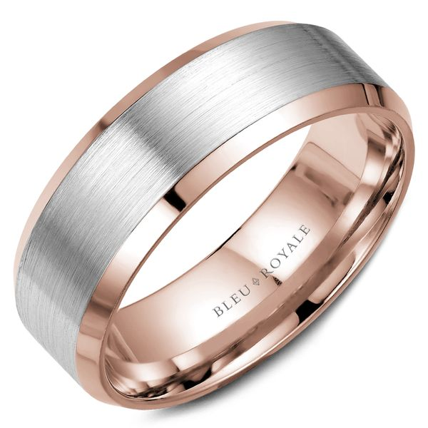 Bleu Royale RYL-023WR75-M10 14K  White/ Rose Gold Band Size 11 Taylors Jewellers Alliston, ON