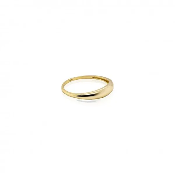 10KY Gold Slim Dome Ring Size 5 Image 2 Taylors Jewellers Alliston, ON