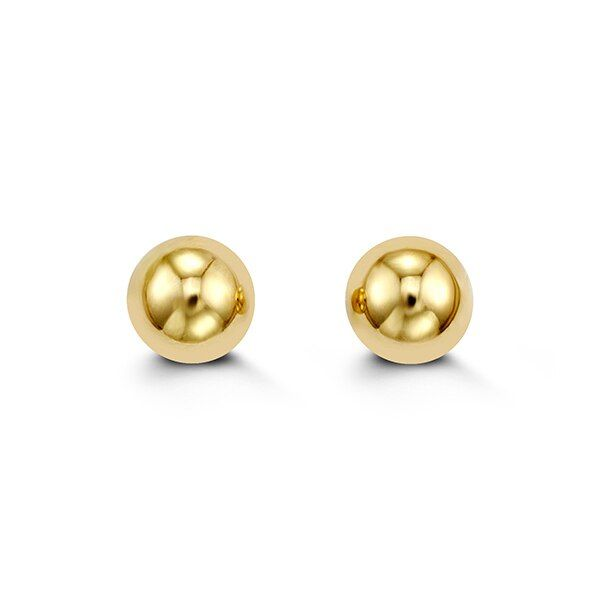 8MM 14KT YELLOW GOLD BALL STUD EARRINGS Taylors Jewellers Alliston, ON