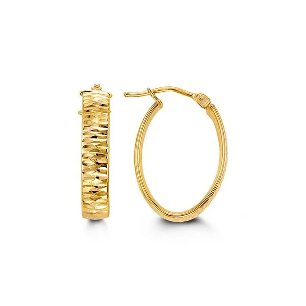 10KT YELLOW GOLD HOOP EARRINGS Taylors Jewellers Alliston, ON