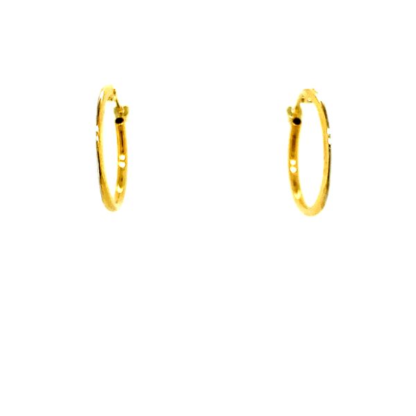 10KT YELLOW GOLD HOOP EARRINGS Taylors Jewellers Alliston, ON