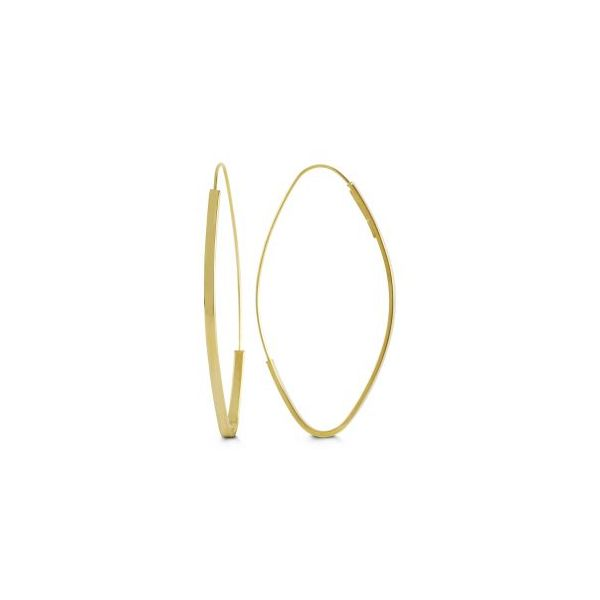 BELLA  HOOPS OVAL  10KT YELLOW GOLD Taylors Jewellers Alliston, ON