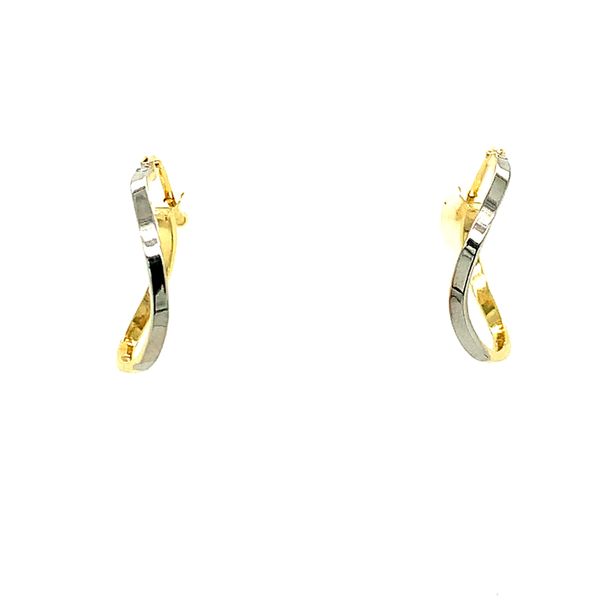 10KT Tri-Colour Hoop Earrings Taylors Jewellers Alliston, ON