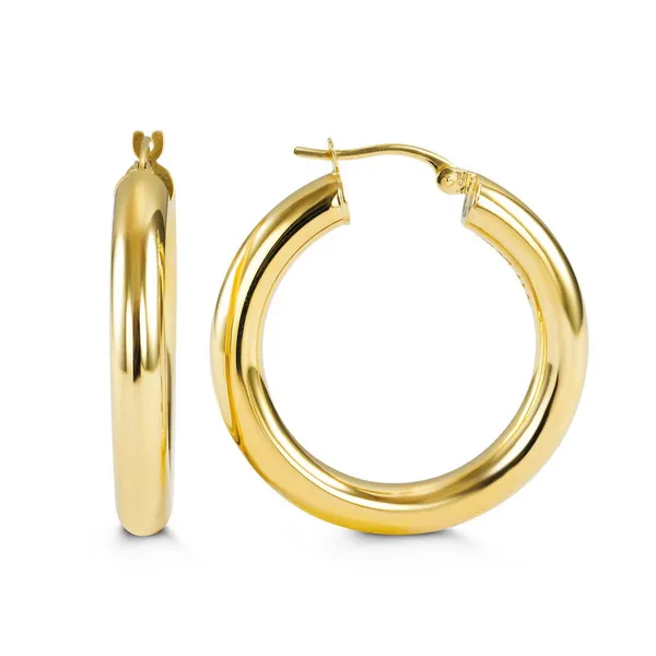 10K Yellow Gold Large Hollow Hoops Taylors Jewellers Alliston, ON