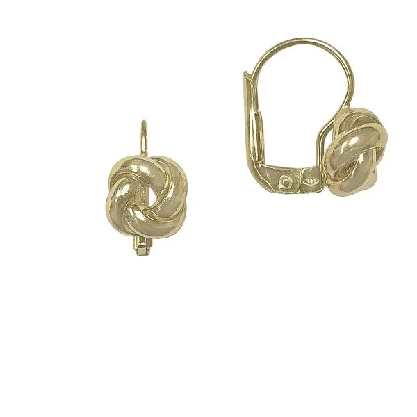 14k Yellow Gold Love Knot Drop Earrings | Small & Delicate | Taylor's Jewellers Taylors Jewellers Alliston, ON