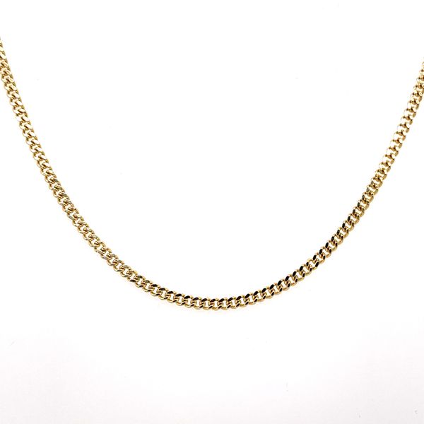 10K YELLOW GOLD CURB CHAIN 20