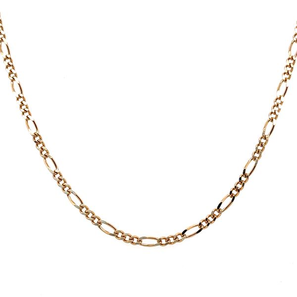 10Kt Yellow Gold Figaro Chain  20