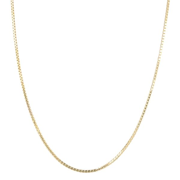 10K Yellow Gold Box Chain 20