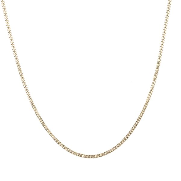 10Kt Yellow Gold Curb Chain 22