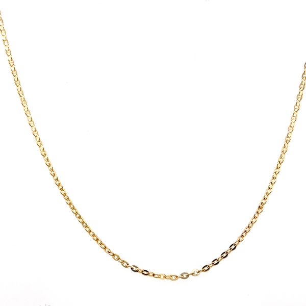 14 KT YELLOW GOLD  CABLE CHAIN 16