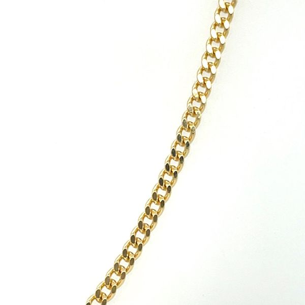 10KT Yellow Gold Curb Chain 18