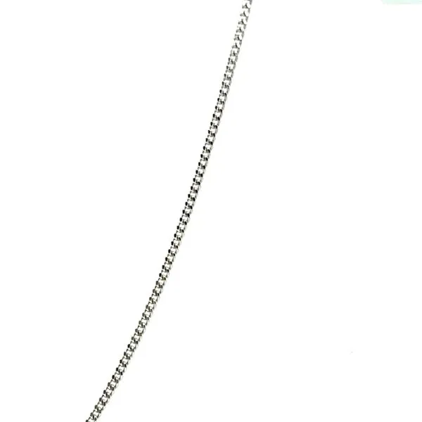 10KT White Gold Curb Chain 20