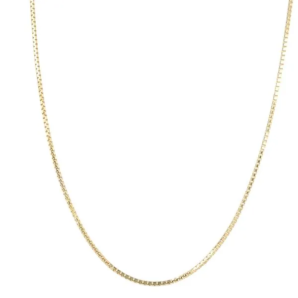 10K Yellow Gold Box Chain - 16