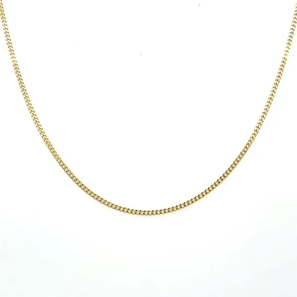 10KT Yellow Gold Curb 18