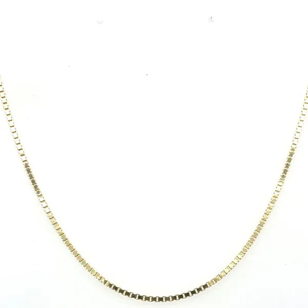 10KT Yellow Gold Box Chain 20