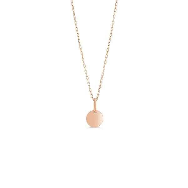 BELLA PERSONA DISC IN 10KT ROSE GOLD Taylors Jewellers Alliston, ON