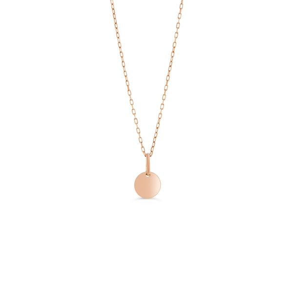 BELLA PERSONA DISC IN 10KT ROSE GOLD Taylors Jewellers Alliston, ON