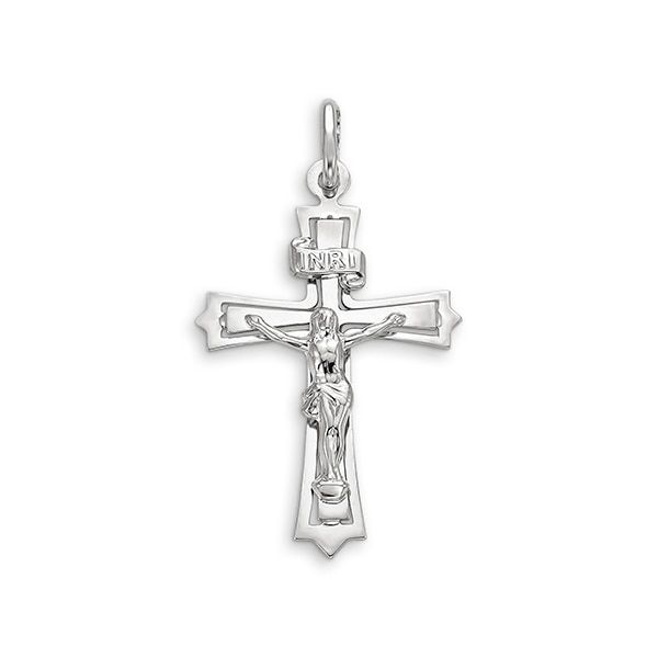 10K White Gold Med Crucifix Pendant Taylors Jewellers Alliston, ON
