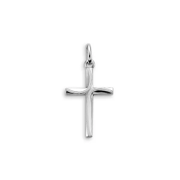White Gold Cross Pendant Taylors Jewellers Alliston, ON