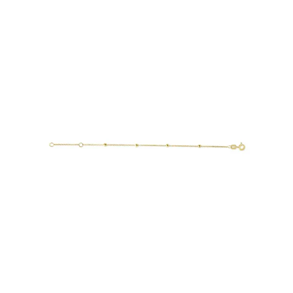 10Kt Yellow Gold Anklet  With Stationed Balls Taylors Jewellers Alliston, ON