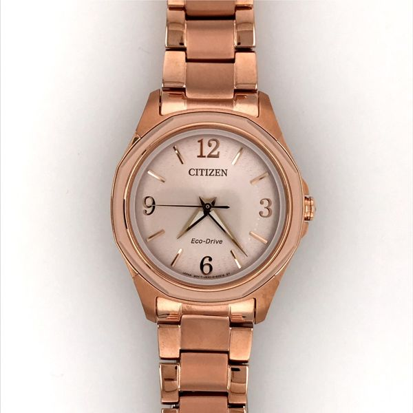 CITIZEN FE7053-51X ECO-DRIVE ROSE-TONE WATCH Taylors Jewellers Alliston, ON